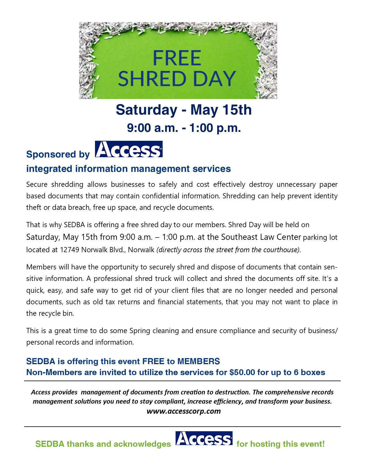 Shred Event 2021